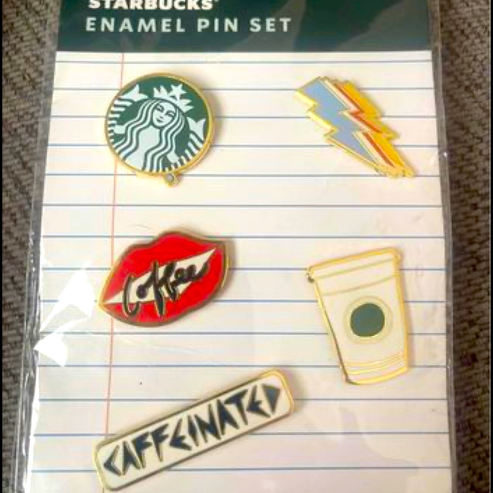 Starbucks pins